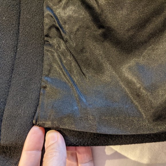 Jones New York Winter Wool Angora Collared Buttoned Swing Coat Size 8 - Picture 11 of 17